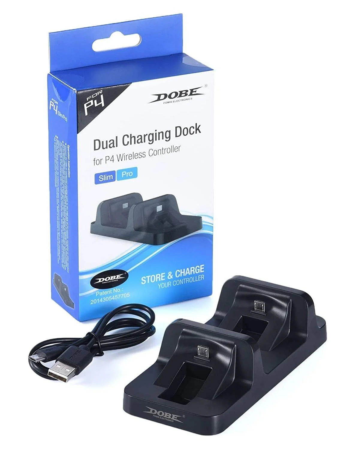 ⚡ Station de Charge pour Manettes PS4 – Dual Charging Dock