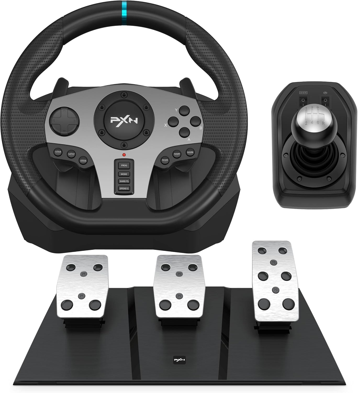 Volant V9 – Simulateur de Conduite Haute Précision pour PC / PS4 / Xbox / Switch