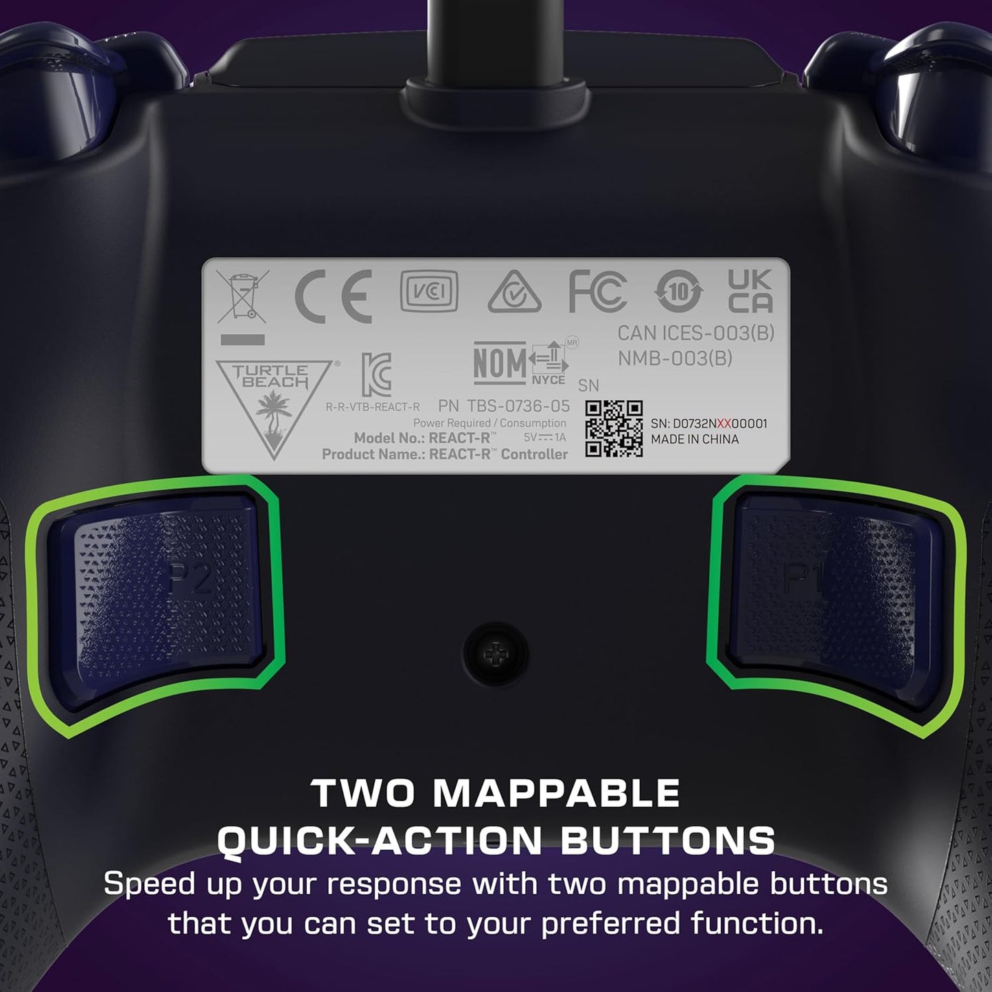 🎮 Manette Turtle Beach React-R – Précision, Puissance, Réactivité