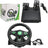 🏎️ Volant de Course USB 4 en 1 + Pédales – 180° Rotation | PC / Xbox 360 / PS3 / PS2