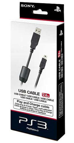 🔌 Câble USB pour Manette PS3 – Recharge & Synchronisation